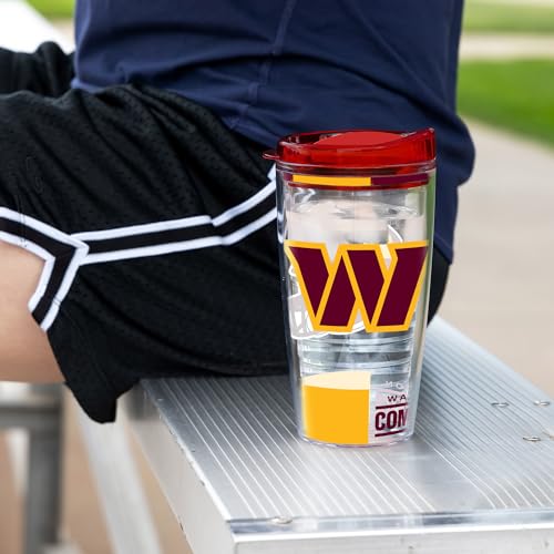 Image of Rico Industries NFL Football Double Wall Classic 16oz Or 20oz Tritan Tumbler W Lid