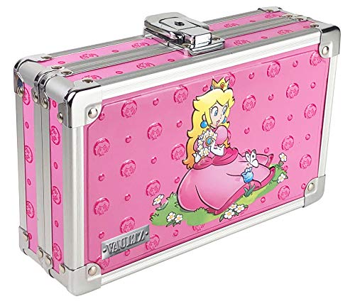 Vaultz Locking Supply Box and Pencil Box, 8.5 x 5 x 2.5 Inches, Princess Peach Design (VZ00892)