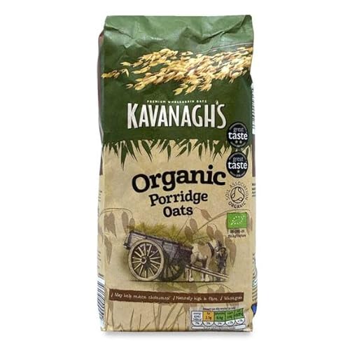 Organic Porridge Oats | 1 Kg | 1 Kilo Premium Wholegrain Jumbo Oats