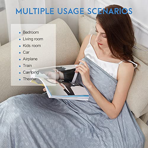 Image of AmyHomie Cooling Blanket for Hot Sleepers,Lightweight Summer King Size