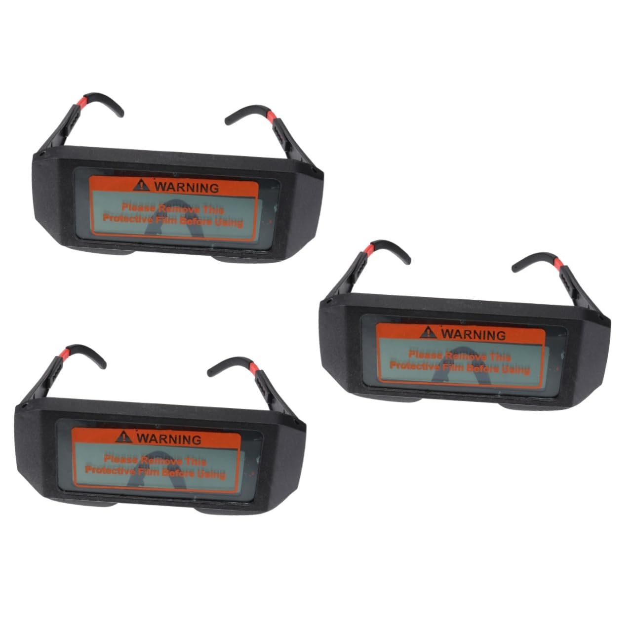 UKCOCO 3stücke Auto-dunkel-schweißbrille Mit Einstellbarem Filter Schutzbrille Für Schweißer Uv-schutz Anti-beschlag Leichte Und Langlebige Schweißer-goggles Für Sicheres Arbeiten
