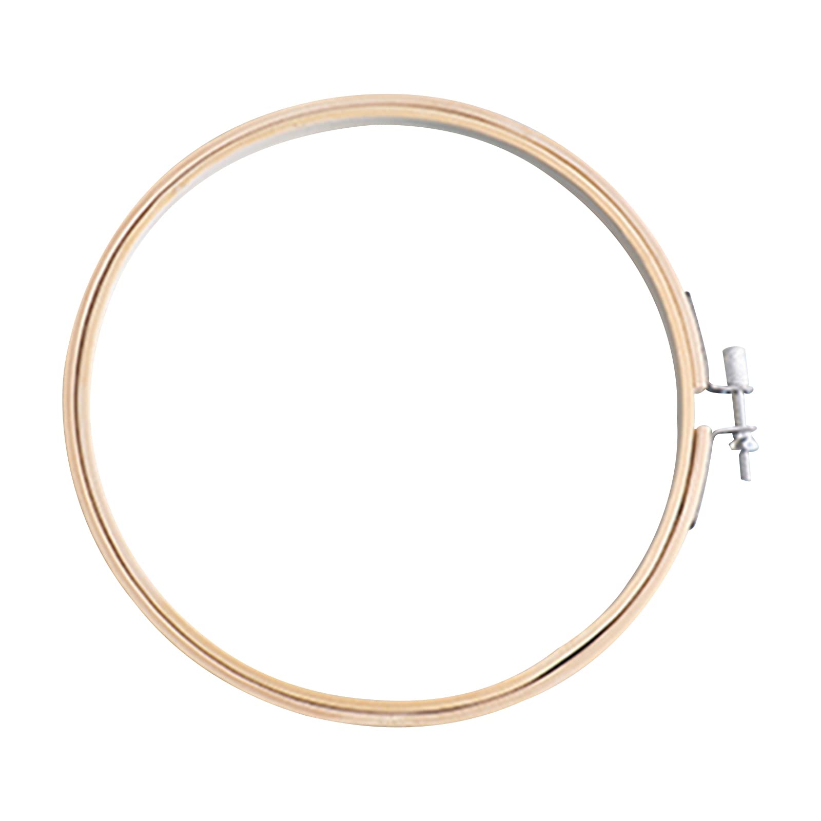 MRKU Soporte para aro de Bordado DIY, Kit de Costura para Punto de Cruz, Marco Hecho a Mano de bambú, círculo, Anillo Redondo, para Manualidades y Costura. Duradero, Ligero y fácil de Instalar.