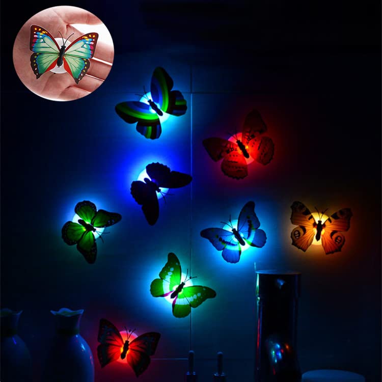 Stickers Papillon 3D PGFUN 72 Pièces Coloré Muraux Pour Décoration De