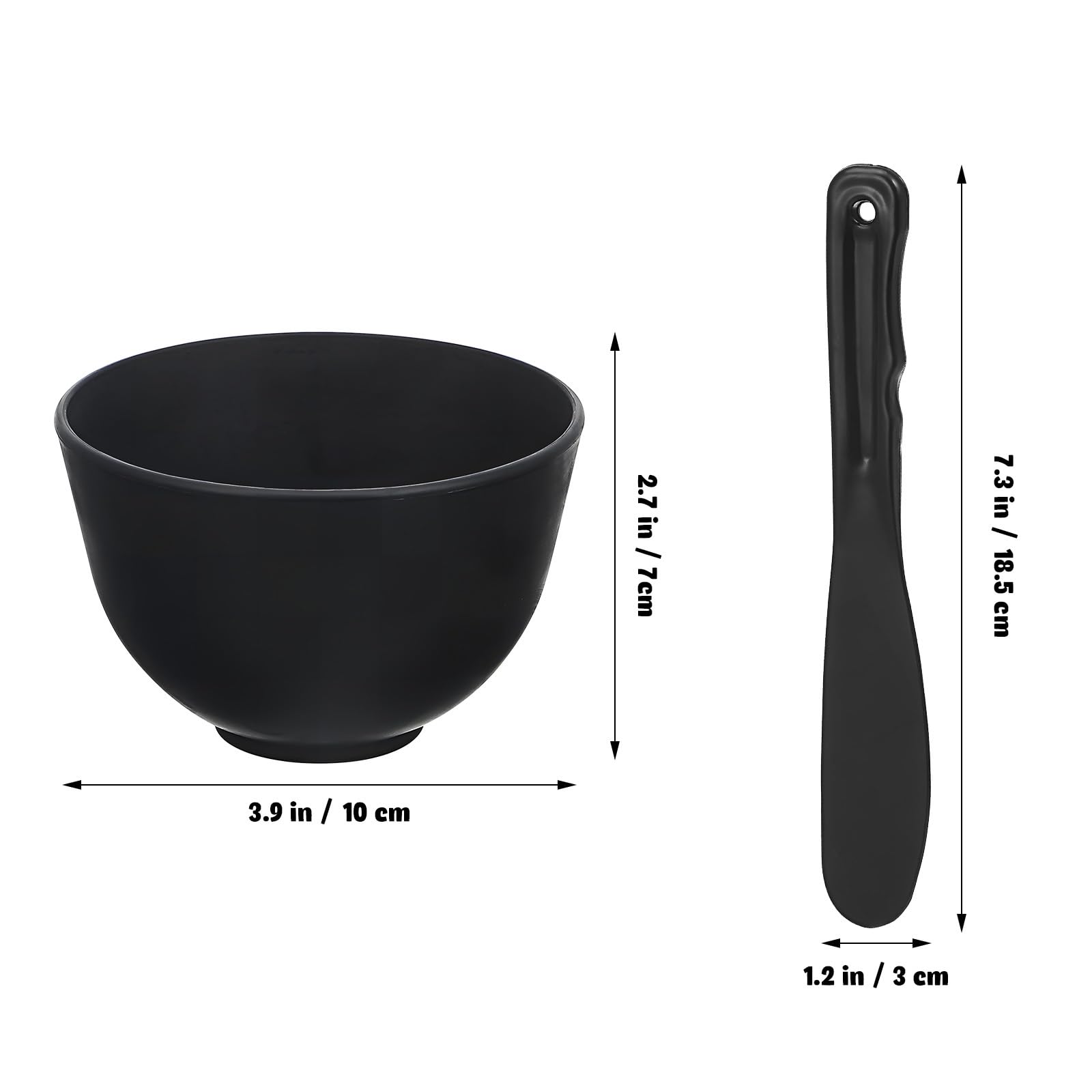 Beavorty Set Di Ciotole In Silicone Per Mescolare Maschere Per Il Viso Con Spatole Applicatrici Set Di 3 Pezzi Strumenti Per Spa E Cura Del Viso Diy