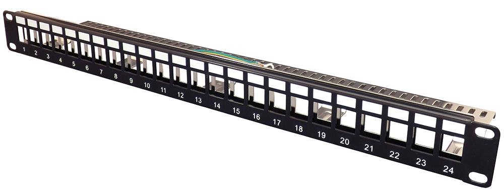 Pannello, 24 porte vuote, Connettori patch panel, Qtà X 1 | FFK24MTPT