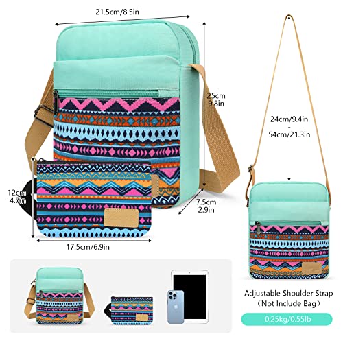 Kemy's Small Canvas Crossbody Bag For Teen Girls, Lightweight Messenger Shoulder Bags Cross Body Purse For Girls And Women #TOP2