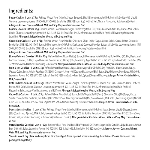 Image of Unibic Cookie Crest 700 g Gift Hamper for Festivals, Sweet Gourmet Delicacies, Corporate Gifting for Employees, Friends and Family