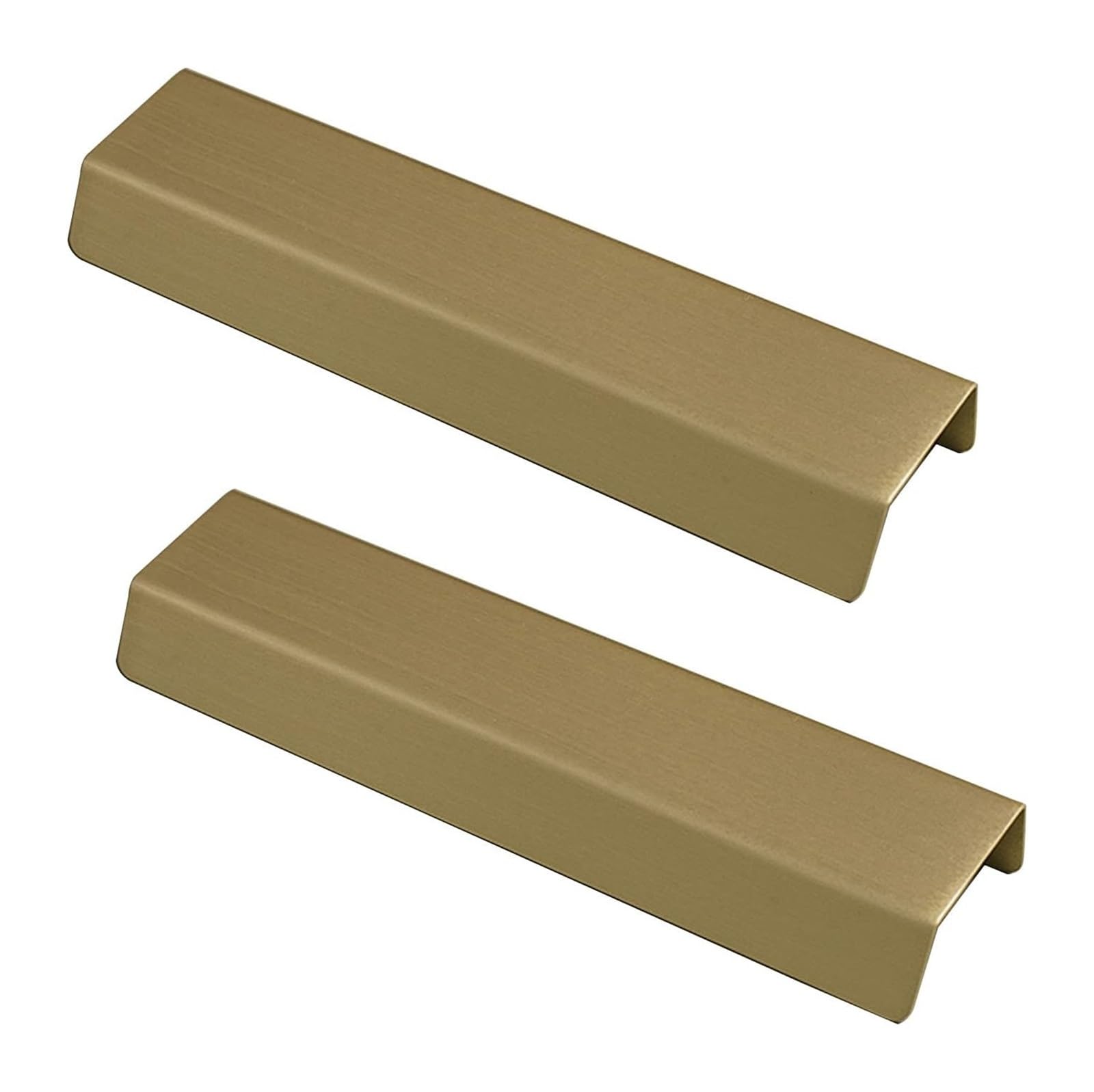 LQZAXSRDR Concealed Drawer Handles, Concealed Cupboard Handles Drawer Pulls Door Knobs Copper Multiple Sizes(Hole Distance 160mm)