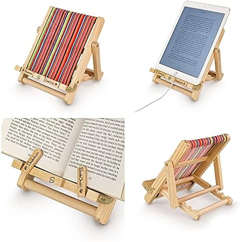 Gifts for Readers & Writers Deckchair Bookchair iPad Stand | Stylish Book Holder & Tablet Stand | Cookbook Holder | Reading Stand | Tablet and Book Rest | Fun Novelty Gift Cover
