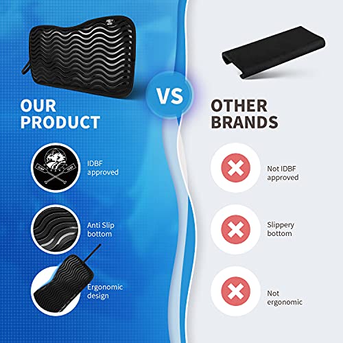 Hornet Watersports Dragon Boat Seat Pad Neoprene Anti Slip Cushion (Double Silicone Black) #TOP2