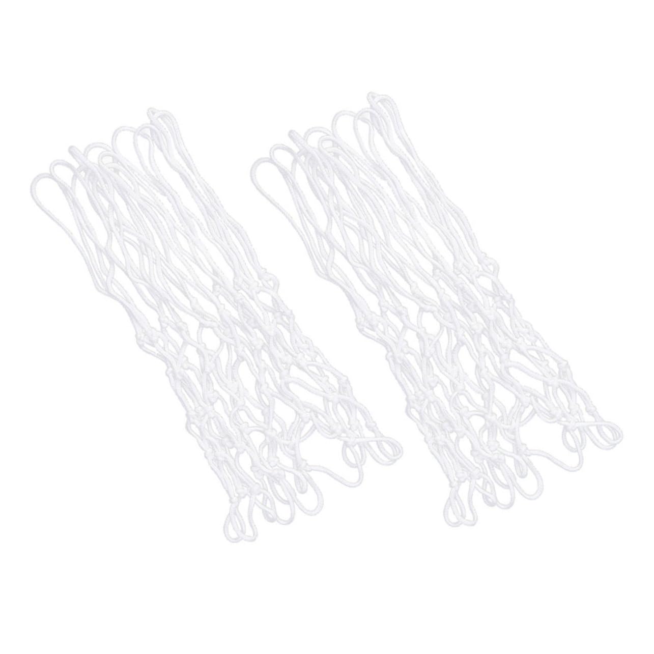 Mipcase 2pcs Basketball Nets Outdoor Heavy Duty Basketball Netting Sports for Game Practice Playground