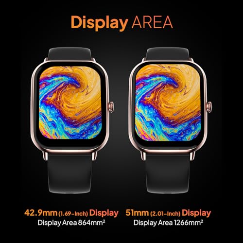 Image of Fire-Boltt Ninja Call Pro Max Bluetooth Calling Smart Watch, 2.01 inch HD Display, 120+ Sports Modes, Health Suite, AI Voice Assistance, SpO2 & Heart Rate Monitor Smartwatch for Men & Women - Gold Black