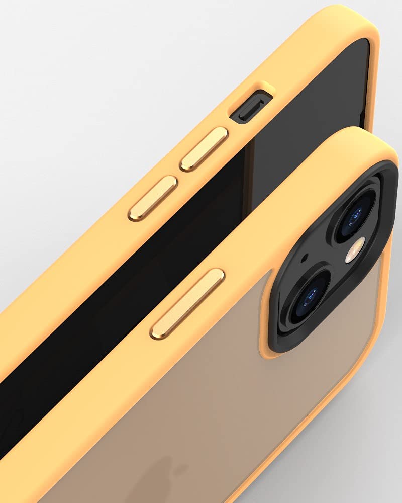 Amazon.co.jp: 半透明 iPhone13 Pro 用 ケース 衝撃吸収TPUバンパー 