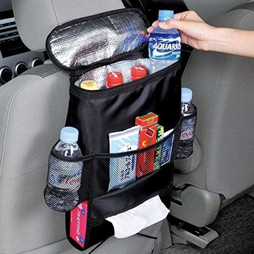 FFLSDR Back Seat Hanging Pouch Storage Bag Storage Bag Multi-Pocket Paper Holder Car Storage Range Cars