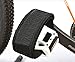 Outgeek 1 Pair Bike Pedal Straps Pedal Toe Clips Straps Tape for Fixed Gear Bike (Black-2 Pairs)