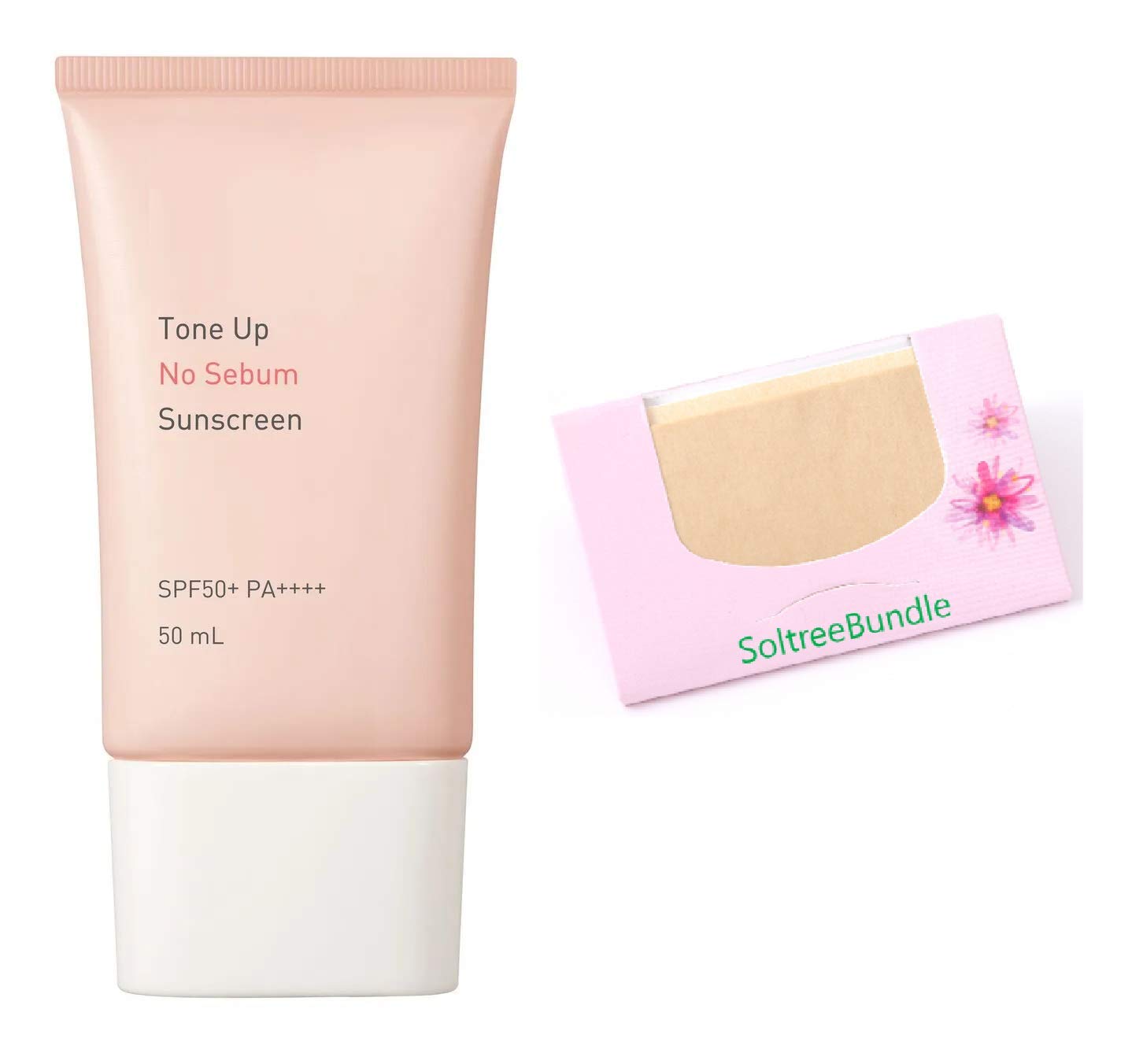 Buy SoltreeBundle Tone Up No Sebum Sunscreen SPF50+ PA ++++ 50ml Sun