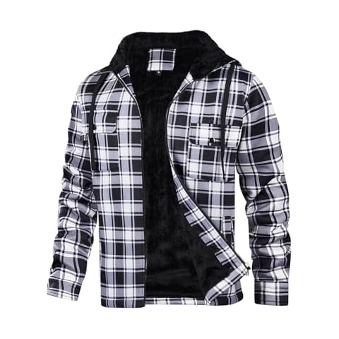 LBL Men's Fleece Hooded Jacket with Pockets Cover
