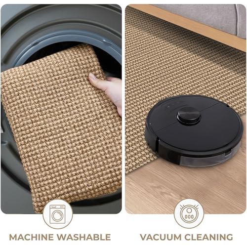 Kozyfly K-FK-FHD Boho Hallway Runner Rug 2X5 Ft Washable Hallway Carpet Runner Natural Rubber Backed Kitchen Rug Cotton Entryway Runner Rugs Floor Rugs thumb #6