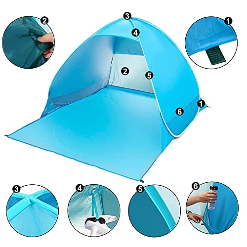 Ibforcty Tenda da spiaggia automatica pop-up da