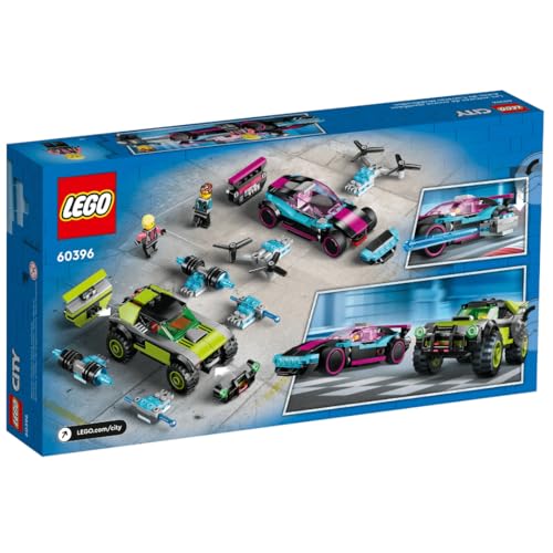 60396 City Modified Race Cars 6+ 359 Pezzi Costruisci 2 fantastiche Auto da Corsa Presenti nel Popolare Gioco 2k Drive, Medio - Lego - Immagine 7