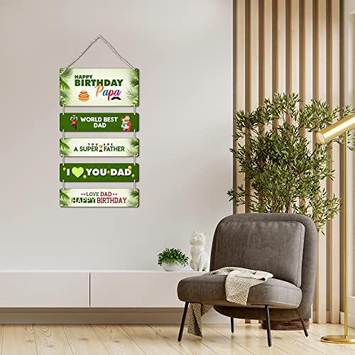 Image of Regalo Casila Wall Decoration | Birthday Wishes Quotes | For Father | From Son Daughter | Unique Gifting Ideas | Surprise Dad Gifts | Special Birthday Gifts For Father | UVDADHB0706