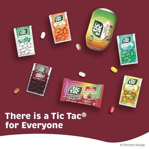 Tic Tac Dr Pepper, Pocket-sized Mints, Dr Pepper Flavored On-the-Go Refreshment, Bulk 8 pack, 3.4 oz Each - image 4