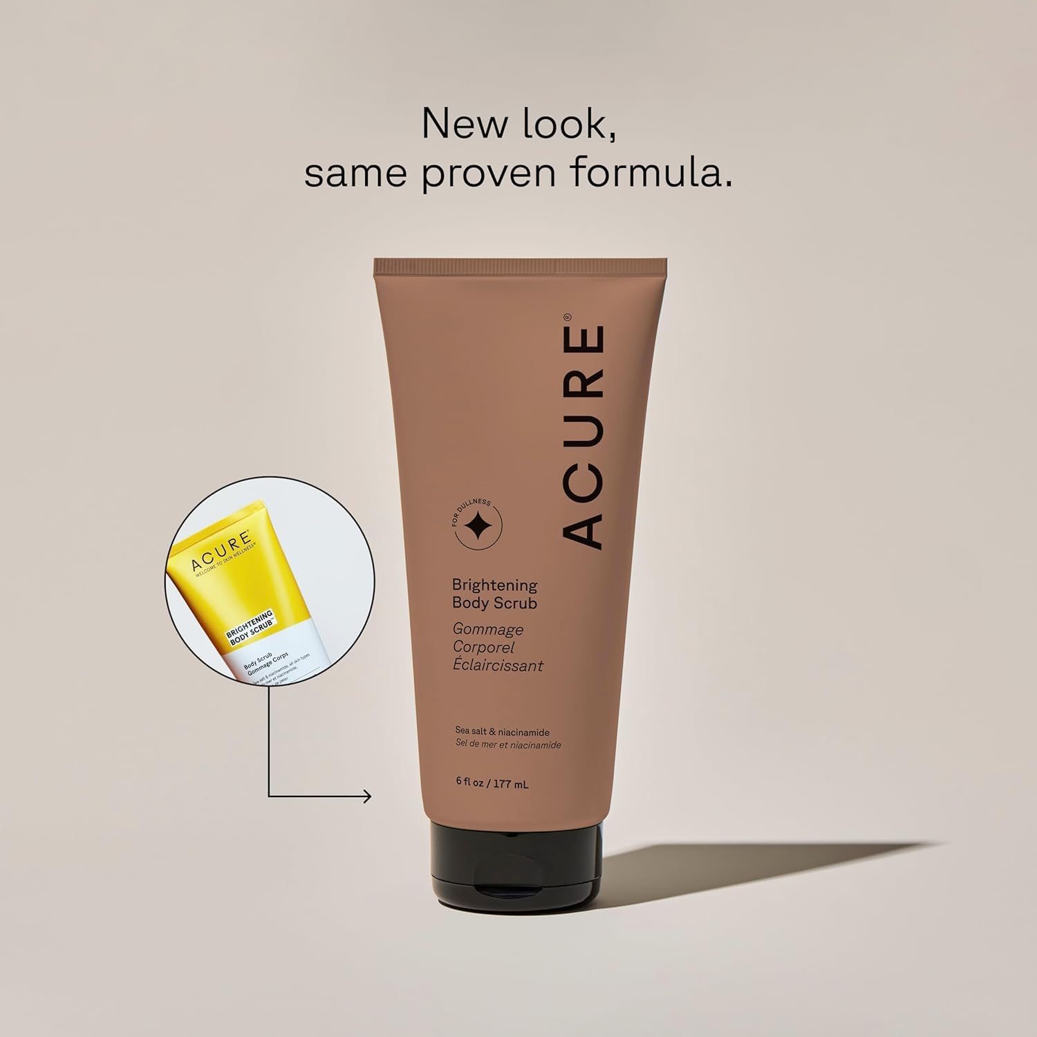 Acure Body Scrub Brightening 177ml