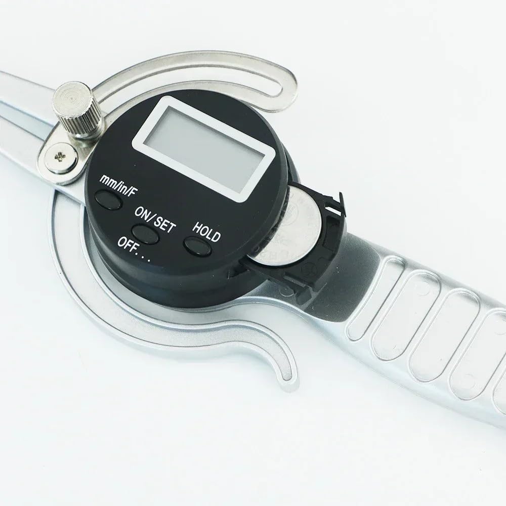 Calibrador exterior interior Digital fracción/mm/in calibrador for carpintería(Inside 12.7-165mm H)