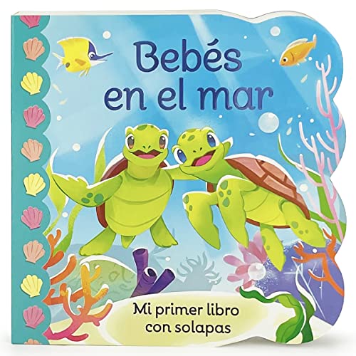 Image of Bebés en el Mar / Babies in the Ocean Children's Lift-a-Flap Board Book, Ages 1-3 (Spanish Edition)