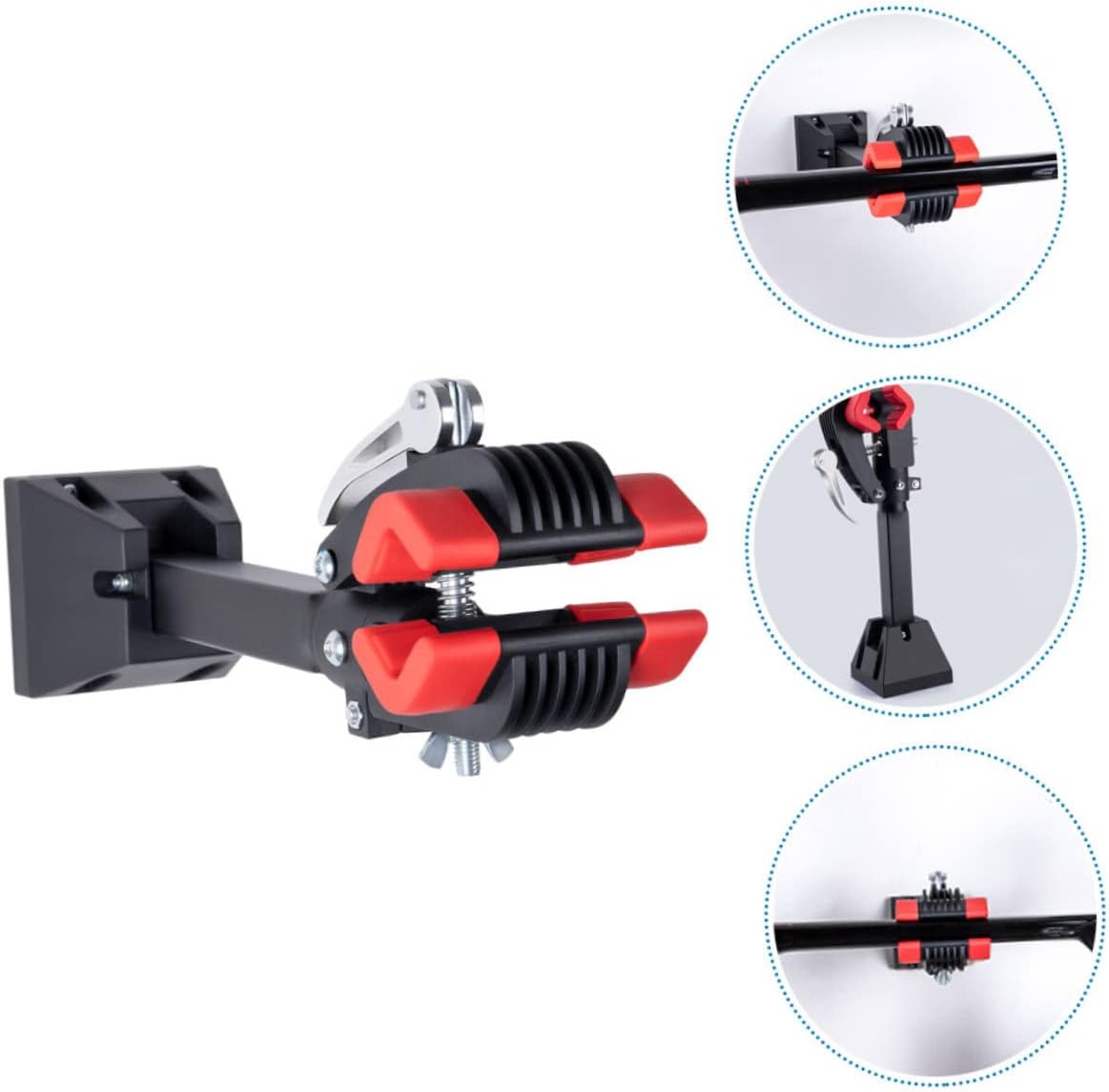 Wall Bike Hanger for Indoor Storage Sturdy Rack Easy to Install Space-Saving for Garage and Living Room for Mountain and Road