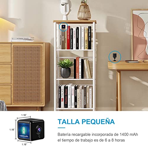 Camara-Espia-4K-HD-Mini-WiFi-Oculta-Camara-Espia-para-Ver-En-El-Movil-InteriorExterior-Mini-Camaras-De-Vigilancia-inalambricas-Larga-Duracion-Spy-CAM-con-IR-Vision-Nocturna-Deteccion-De-Movimiento