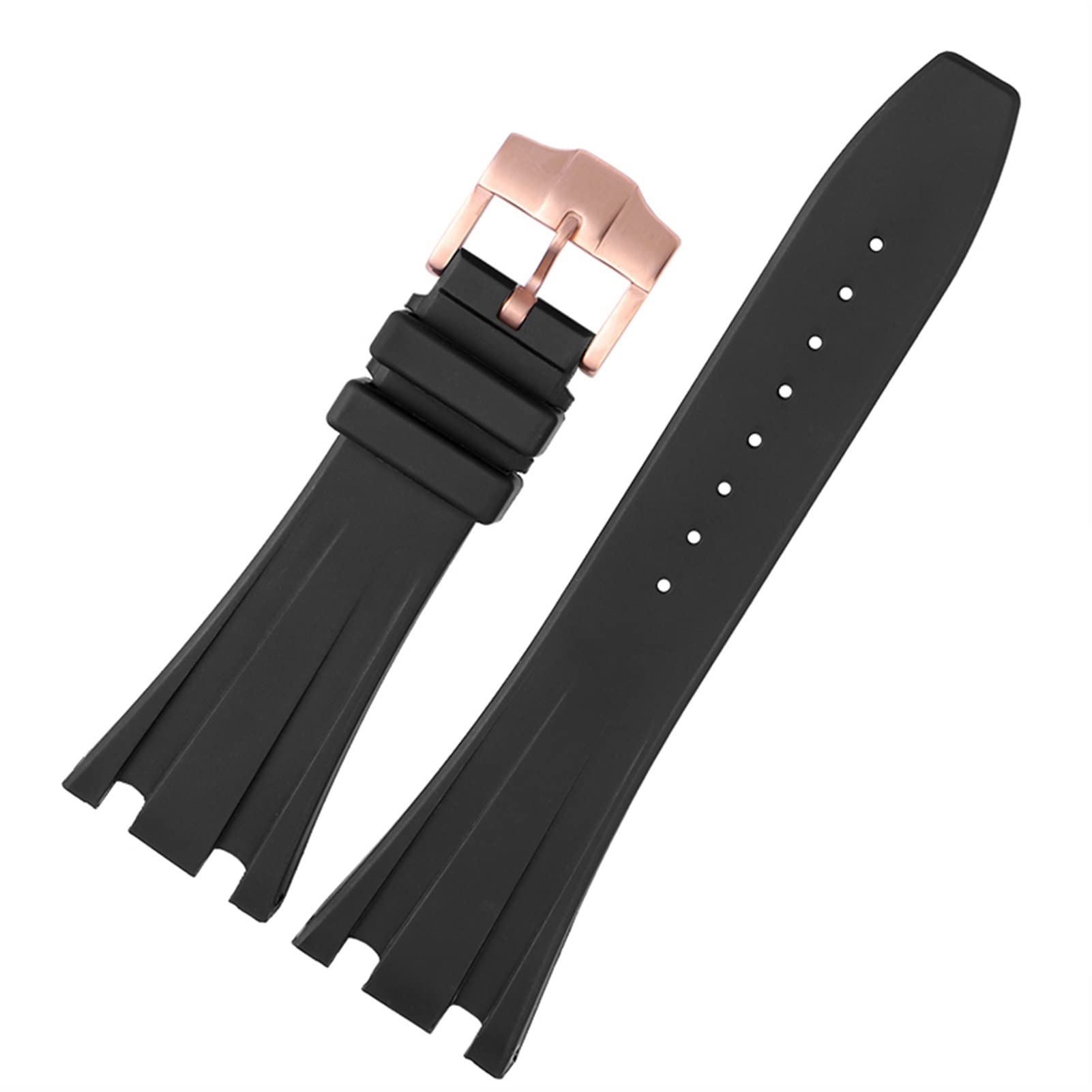 Zwart Siliconen rubber Horlogeband Voor Audemars voor Piguet Band 28mm Horloge AP Band heren Armband vlinder gesp gereedschap
