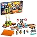 LEGO 60294 City Stuntz Stuntshow-Truck-Set, Spielzeug-Set mit LKW, schwungradbetriebenem Motorrad und Tauchbecken, Rennfahrer- und Clown-Minifiguren