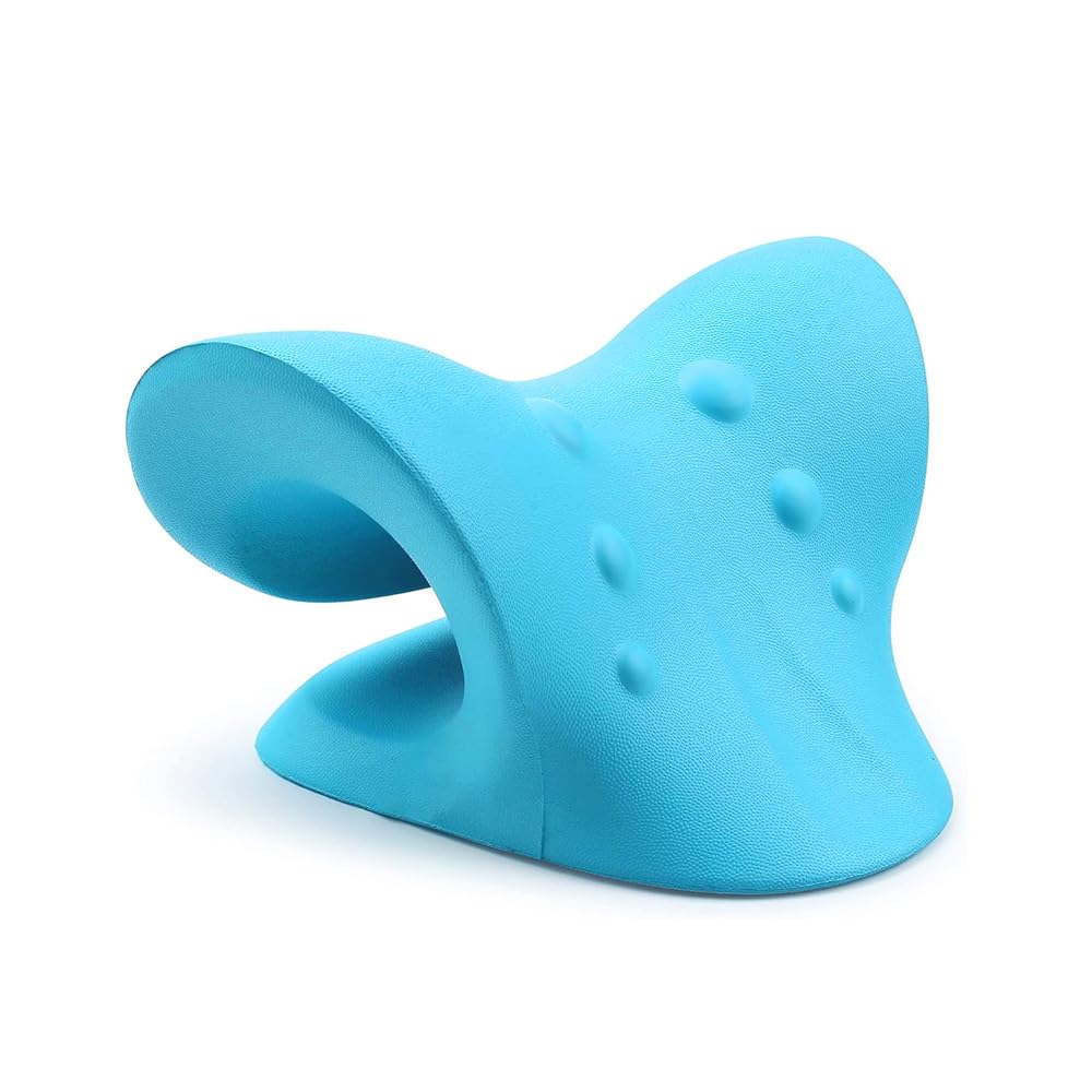 Amerteer Neck and Shoulder Relaxer, Neck Stretcher Pillow, Neck Pain Relief Orthopedic & Chiropractic Pillow, Ergonomic Traction Neck Support Cervical Pillow – Washable