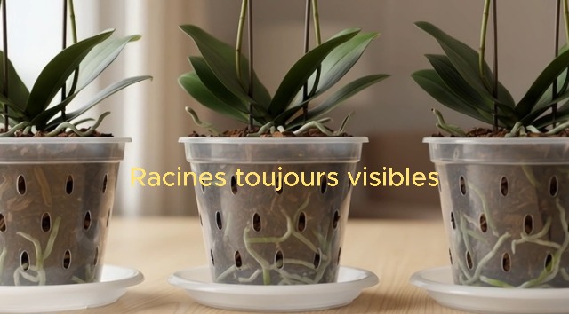 Smloplom Lot De 10 Grands Pots à Orchidées Transparents Avec Ventilation - Idéal Plantes D'Intérieur Et Extérieur