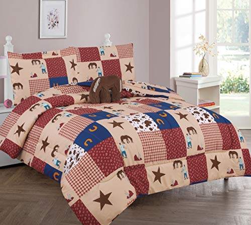 GorgeousHomeLinen 6-8PC Twin/Full Complete Bed in A Bag Comforter Bedding Set with Furry