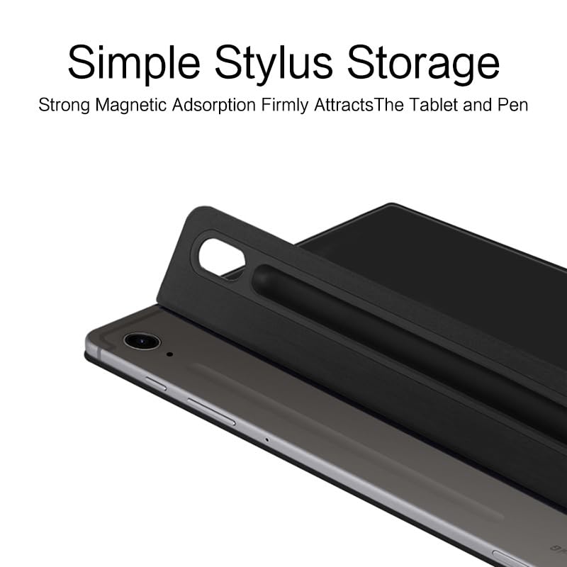 Magnetic Tablet Case Suitable For Samsung Galaxy Tab S9 S8 S7 11inch SM-X710 SM-X700/SM-T870 Ultra Thin Smart Case(Green,Tab S7 S8 11 inch)