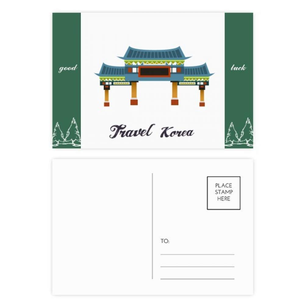 Cartes postales arc traditionnel de Corée DIYthinker de 20 pièces - 4