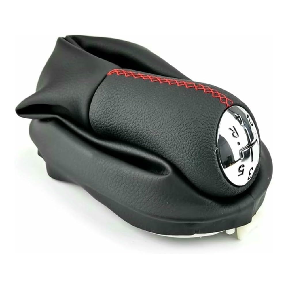 GZNBB Car Manual Gear Shift Knob Boot Cover Gaiter Lever Shifter Handle Stick, for Scenic II 2003-2006 for Clio III 2005-2009