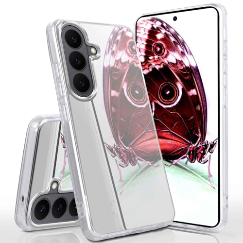 Coque de protection miroir pour Samsung Galaxy S26 silicone fin argent