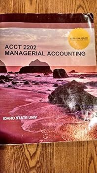 Mass Market Paperback Acct 2202 Managerial Accounting Book
