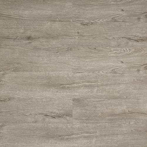TRECOR® Klick Vinylboden RIGID-SPC Designboden Massivdiele 5,0 mm stark mit 0,50 mm Nutzschicht - Sie kaufen 1 m² - WASSERFEST (Prestige Eiche Beige, 1 m² | Vinylboden)