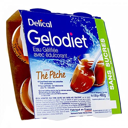 Gelodiet Edulcoré The-Pesca - 4 X 120 G