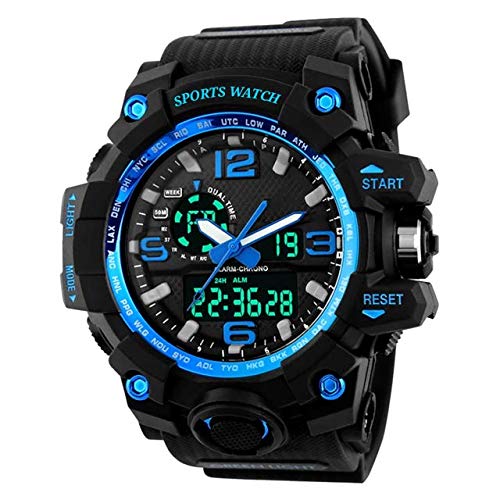 SS Collection SS Collection Digital Black & Blue Dial Boys Watch (Black & Blue Dial Black Colored Strap) (B07PNTYLC5) Amazon Price History, Amazon Price Tracker