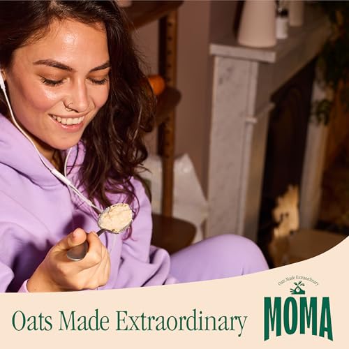 MOMA Porridge PLAIN (No Added Sugar) Breakfast Jumbo Oats - Box of 450g - Gluten Free, Source of Fibre & Protein, Rich in Vitamin B6 - Made in UK