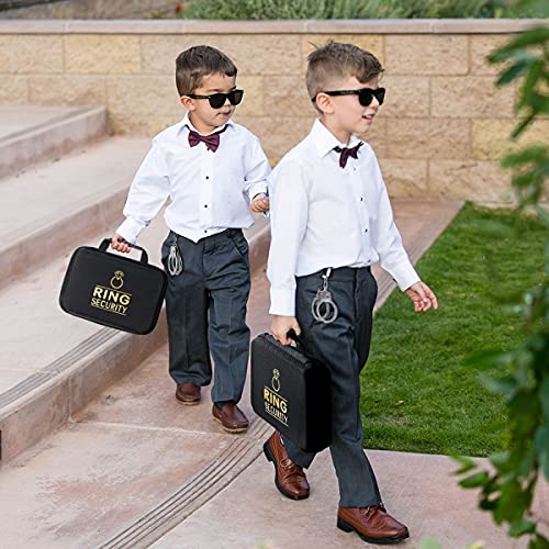Ring-Security-Wedding-Ring-Bearer-Proposal-Box-Gifts-Security-Box-Sunglasses-Kids-Toy-Badge-Security-Earpiece-Earplugs-Toy-Handcuffs-with-Keys-for-Kids-Boys-Sturdy-Briefcase-Wedding-Stuff Ring Security Wedding Ring Bearer Proposal Box Gifts Security Box Sunglasses Kids Toy Badge Security Earpiece Earplugs Toy Handcuffs with Keys for Kids Boys Sturdy Briefcase Wedding Stuff