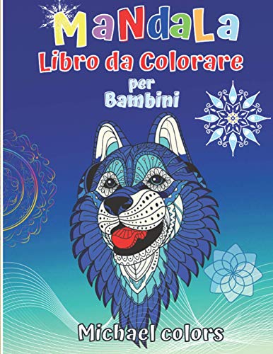 Mandala libro da colorare per bambini