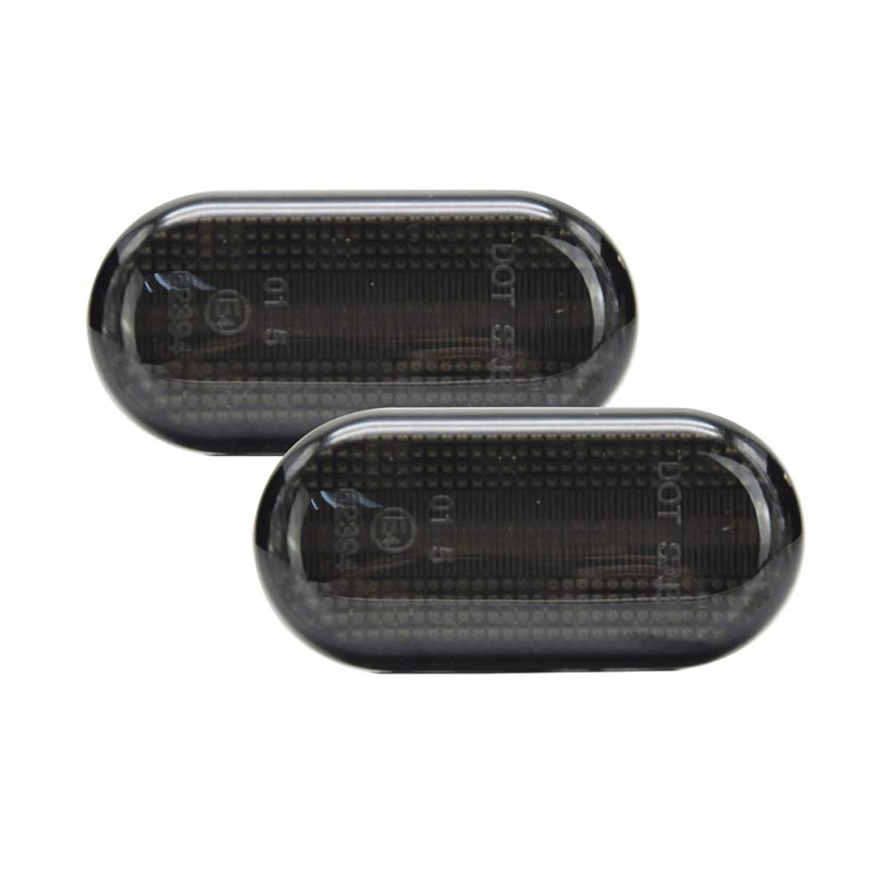 AutoStyle Set LED Side Indicators compatible with Renault various models - Smoke - incl. Dynamic Running Light