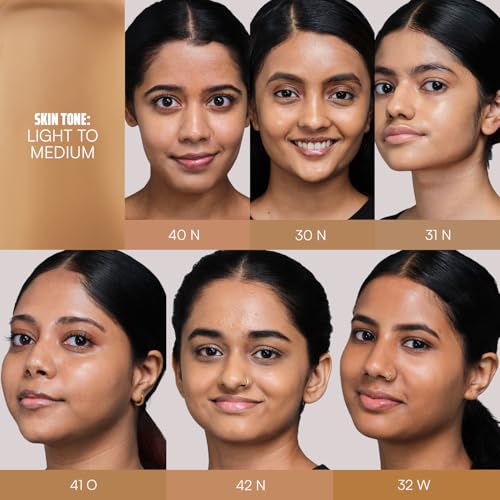 Image of FAE Beauty Face Card 4-in-1 Super Serum Skin Tint Trial Kit | Hydrates, Primes, Provides Coverage & Protects with SPF | Light to Medium | Shades - 40N, 30N, 31N, 41O, 42N, 32W