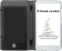 Tangxi 1+8 GB de e -book Reader, Leitores de Livros Eletrônicos Com Tela de Toque Colorida de 5 Polegadas, Tela Capacitiva HD Sem Tinta para Android 5.1, Suporte